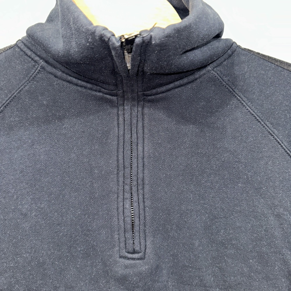 National Geographic Mens Quarter Zip Pullover Sweatshirt Navy Blue L 35N730T41 - Picture 5 of 13
